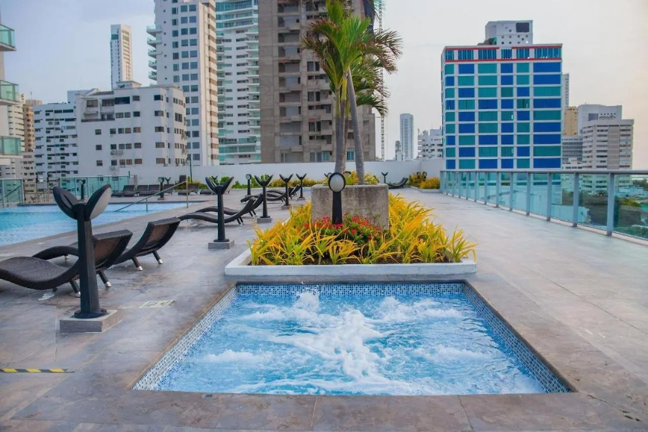 Apartament Skyline Nest Modern 1Br With Kitchen - Infinitum -Bocagrande Kartagena