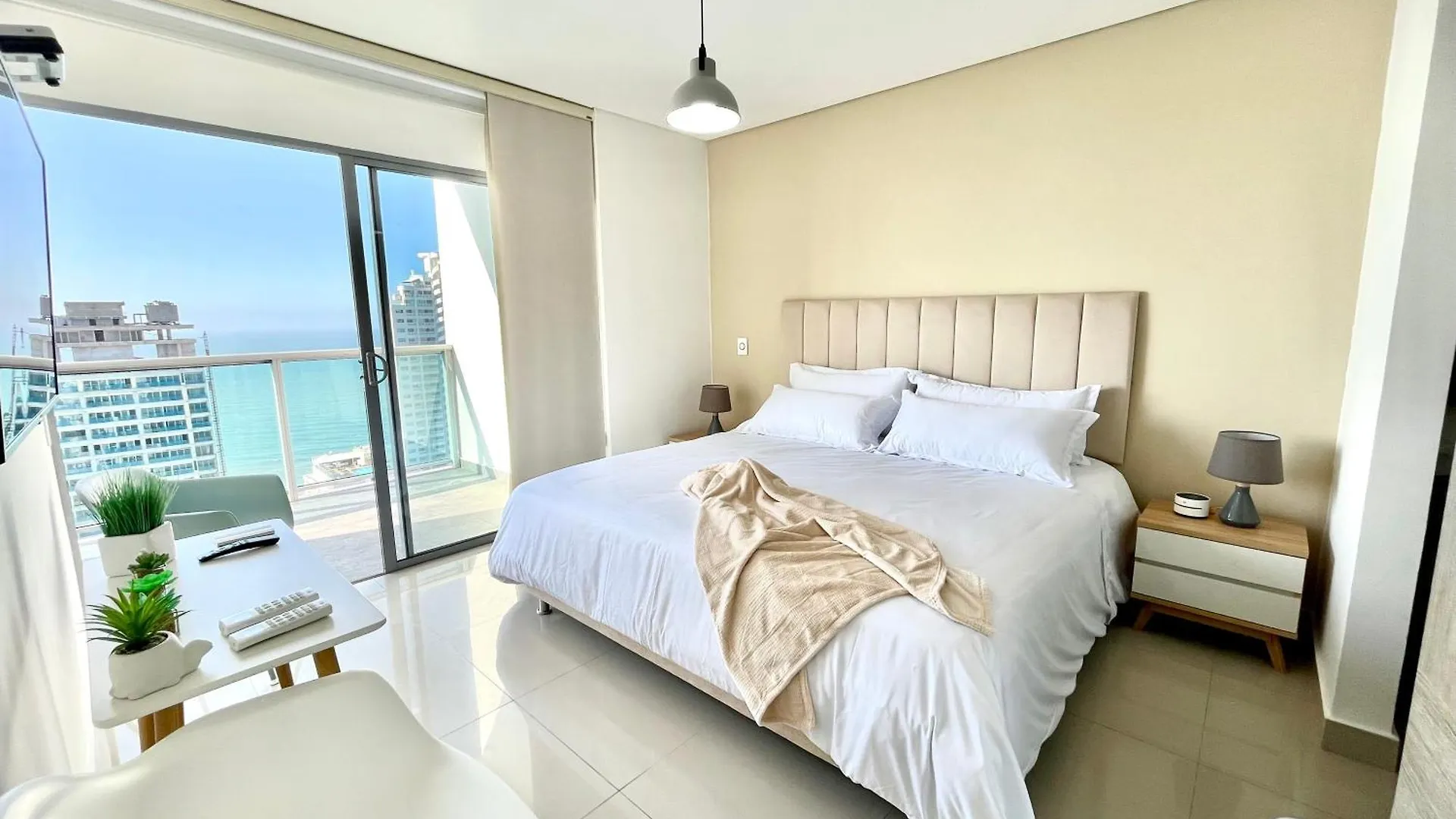 Apartament Skyline Nest Modern 1Br With Kitchen - Infinitum -Bocagrande Kartagena 0*,  Kolumbia
