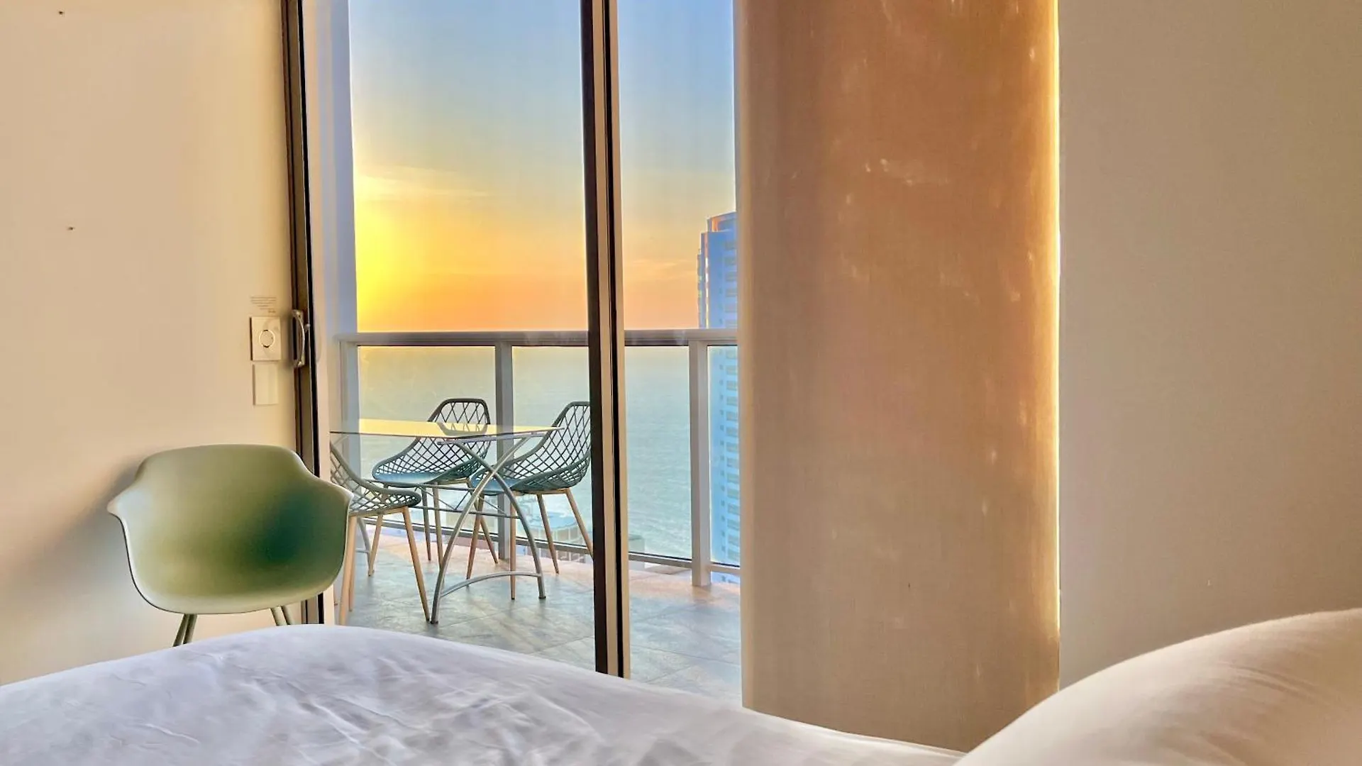 Skyline Nest Modern 1Br With Kitchen - Infinitum -Bocagrande Apartment Cartagena Colombia