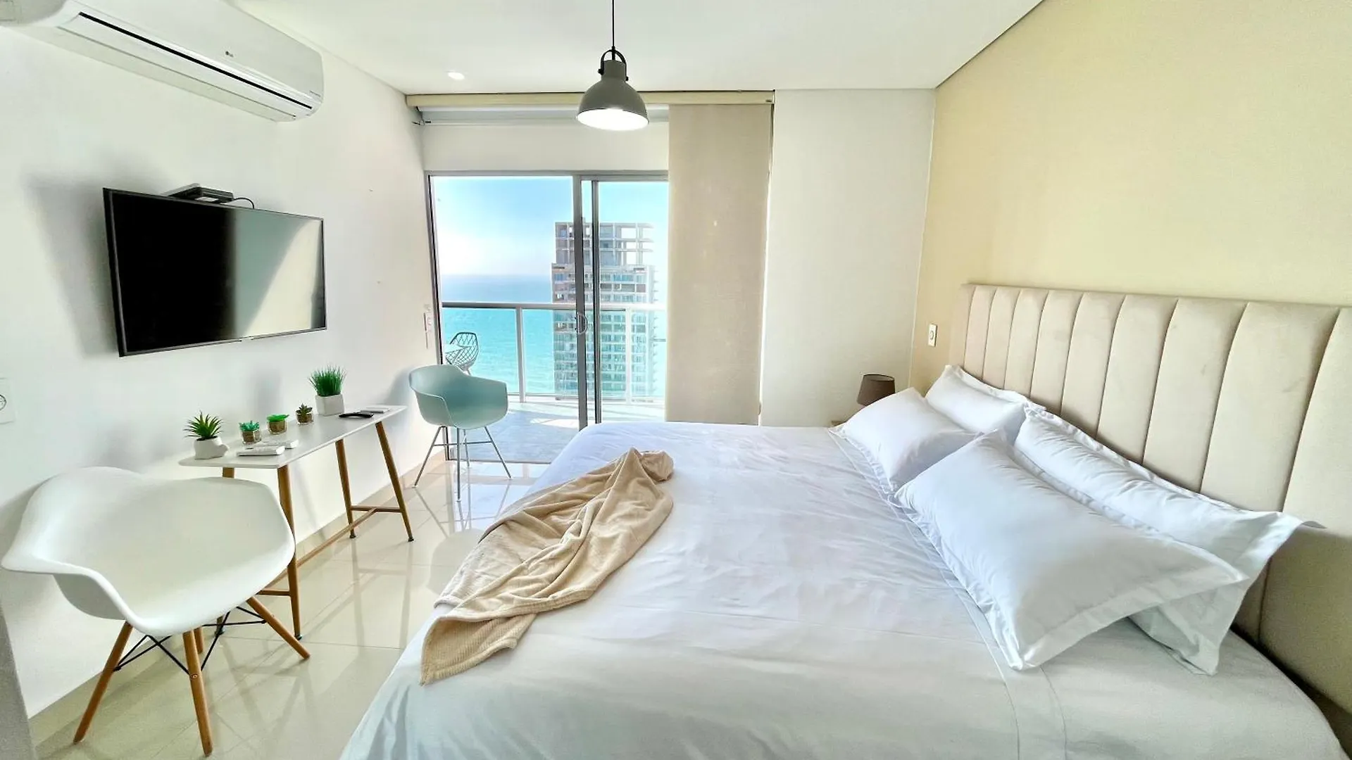 Skyline Nest Modern 1Br With Kitchen - Infinitum -Bocagrande Apartment Cartagena 0*,